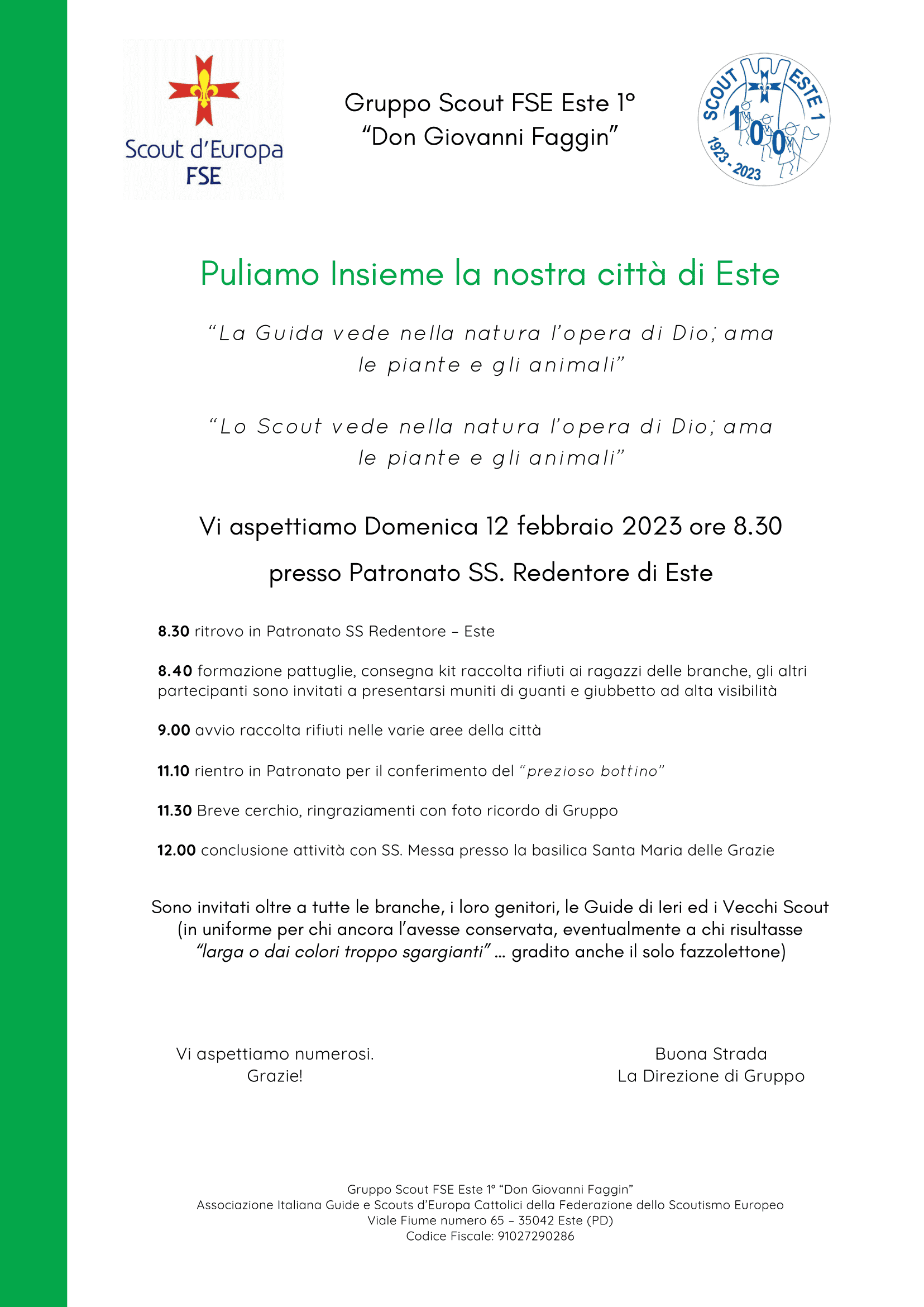 Invito Raccolta Rifiuti